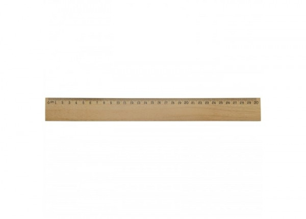 Houten liniaal 30cm