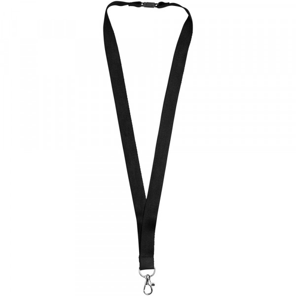 Julian bamboe lanyard met veiligheidssluiting