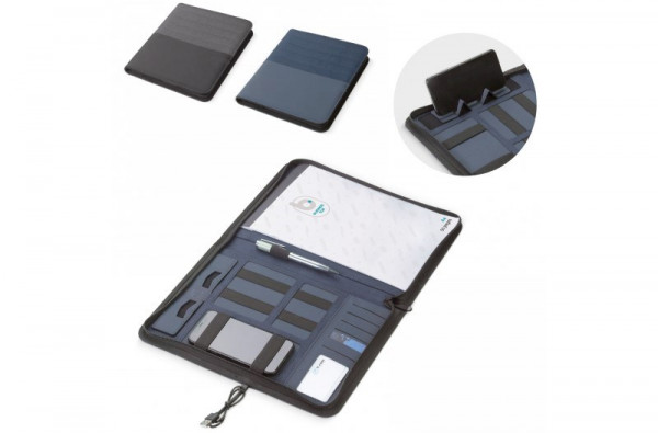 Tech portfolio deluxe A4 met draadloze oplader 5W A4
