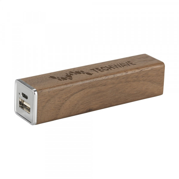 Powerbank 2000 Wood externe oplader