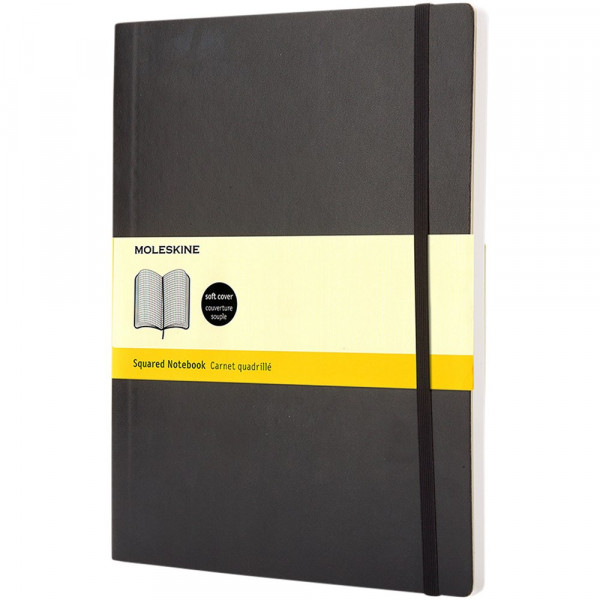Classic XL softcover notitieboek - ruitjes
