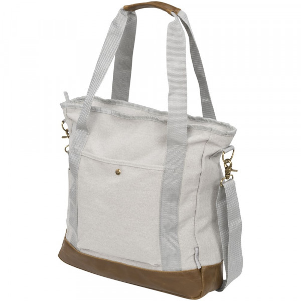 Harper katoenen canvas draagtas met rits