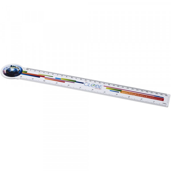 Loki 30 cm kunststof liniaal in cirkelvorm