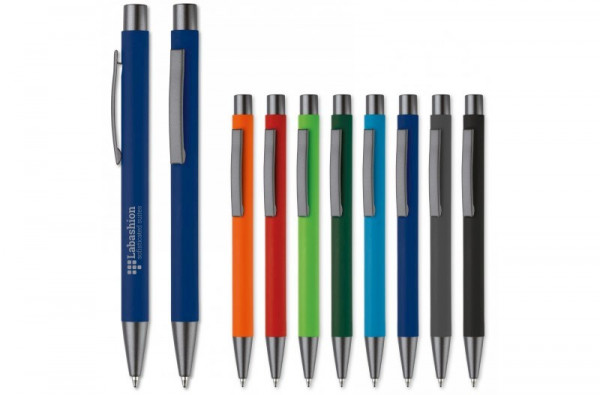 Balpen metaal New York rubberised