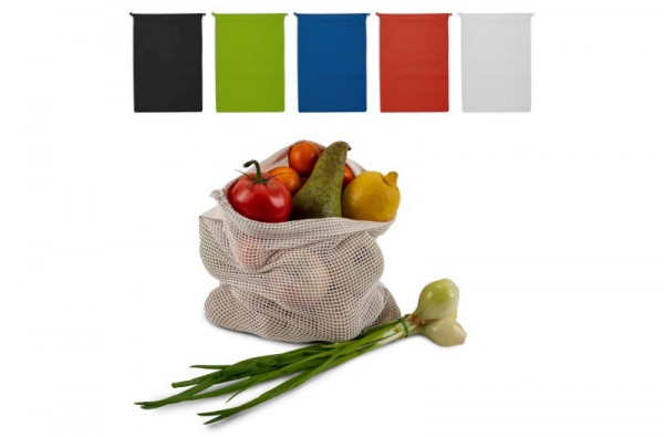 Herbruikbaar groente & fruit zakje OEKO-TEX® katoen 30x40cm