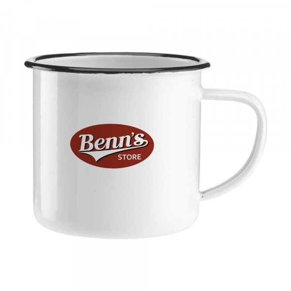 Retro Emaille Mug mok