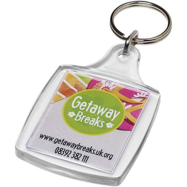 Leor A4 sleutelhanger met metalen clip
