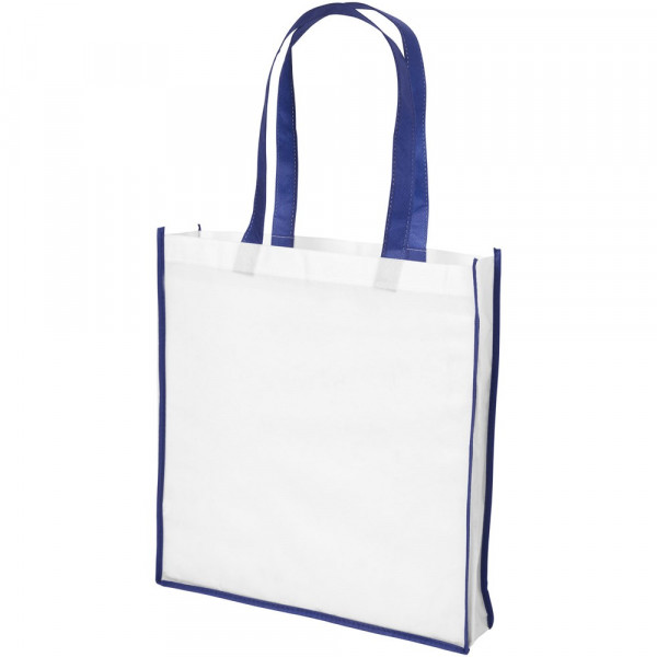 Large contrast non woven boodschappentas